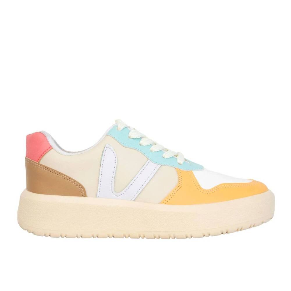 NEW MAKERS women's ivy sneakers in tan multi